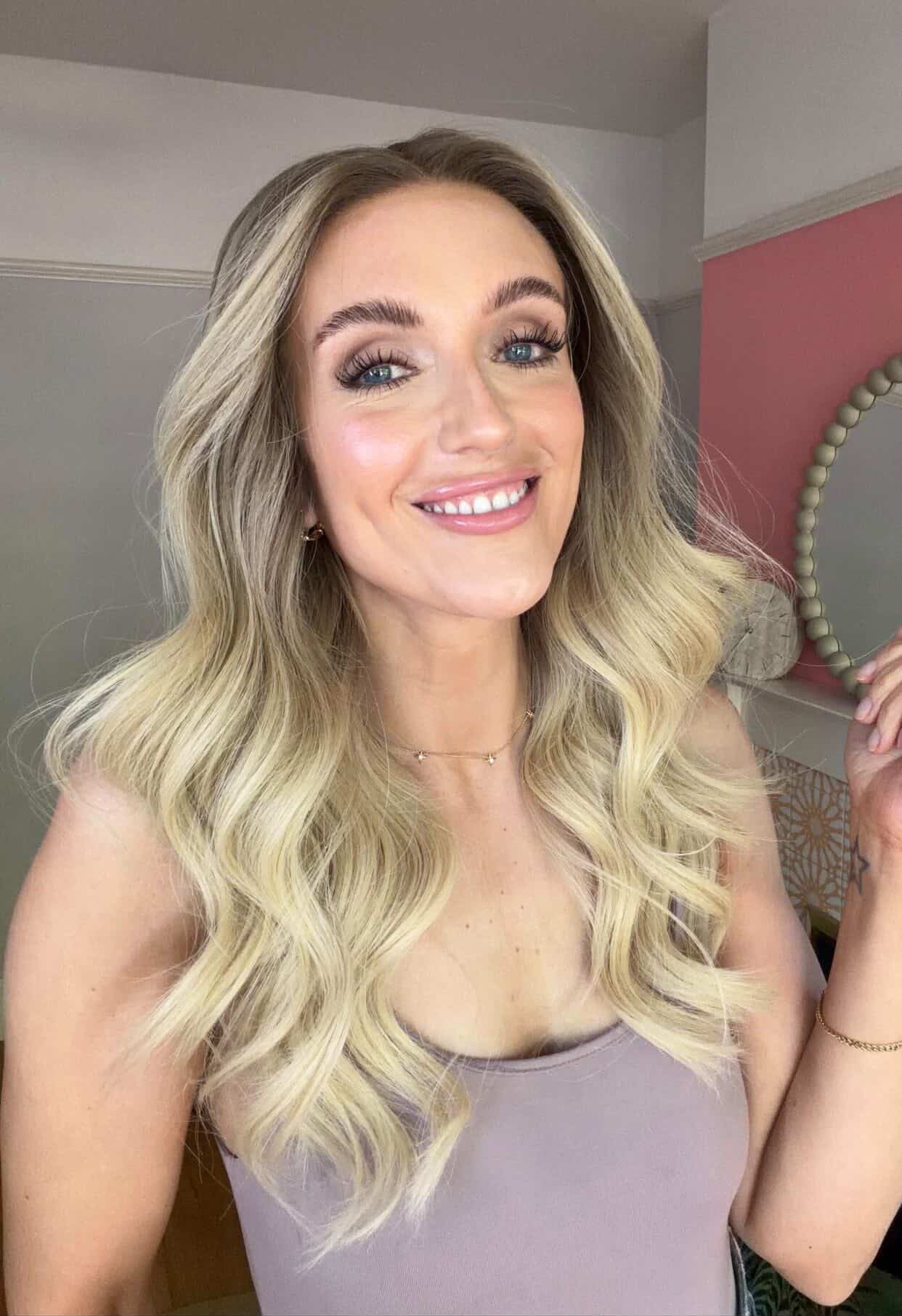 Lisa Pruik | Asblonde Balayage HD Kant Echt Haar Pruik