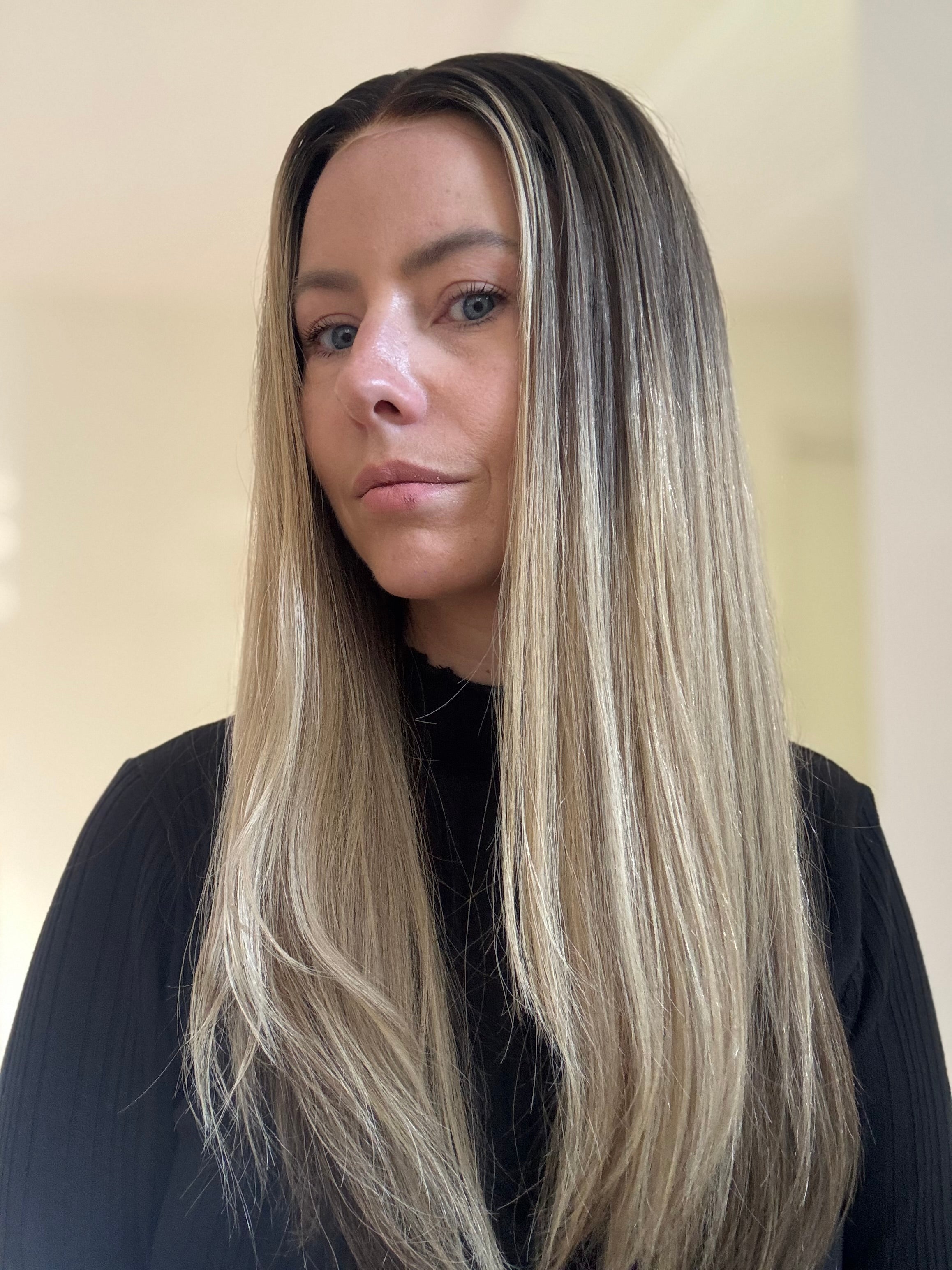 Mabel Wig | Cool Beige Blonde  Balayage HD Lace Human Hair Wig READY TO SHIP (kopie)
