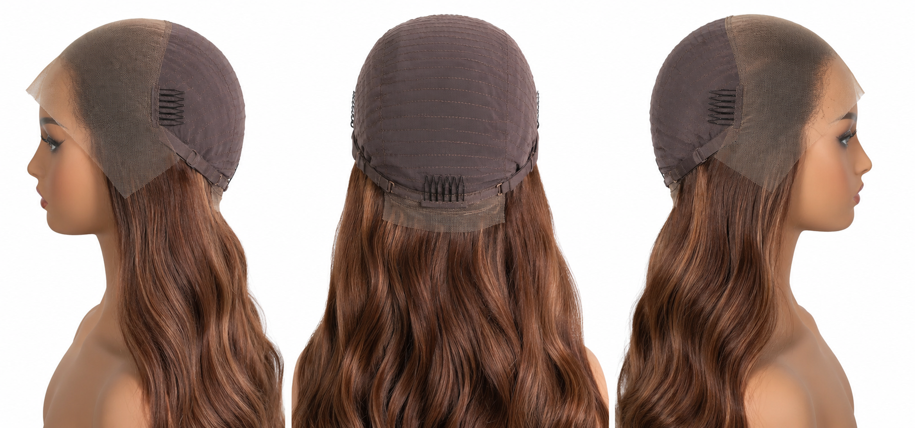 Hailey Pruik | Lichtbruine Balayage HD Lace Pruik van Mensenhaar KLAAR OM TE VERZENDEN